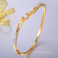 Pulsera del brazalete del OEM de la joyería del oro de la venta al por mayor de la fábrica 18k fabricada en China